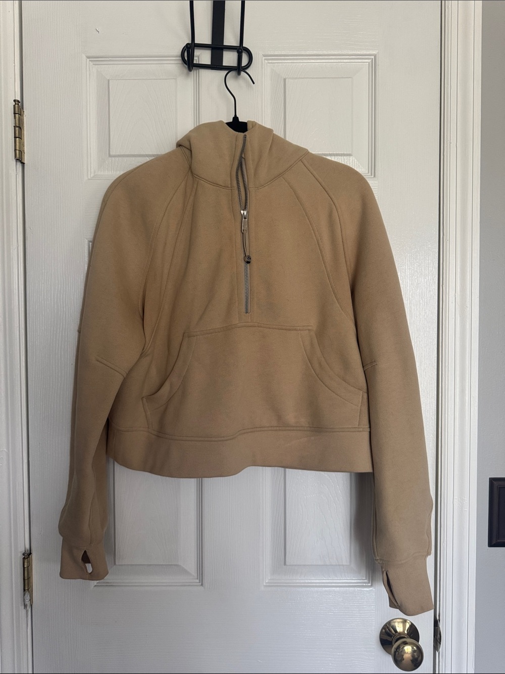 Lululemon Oversize Scuba Half Zip in Trench